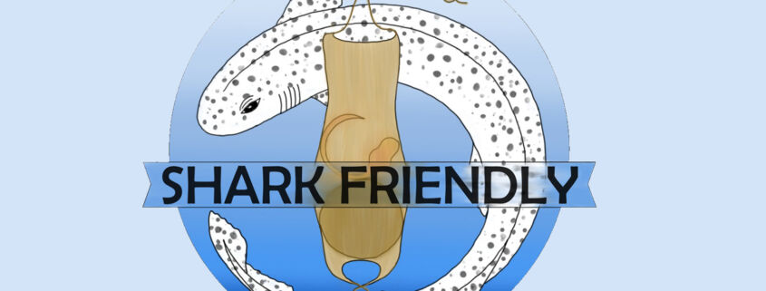 Logo des Project Catshark mit einem Katzenhai-Ei, einem Katzenhai und der Aufschrift Shark Friendly von Ricarda